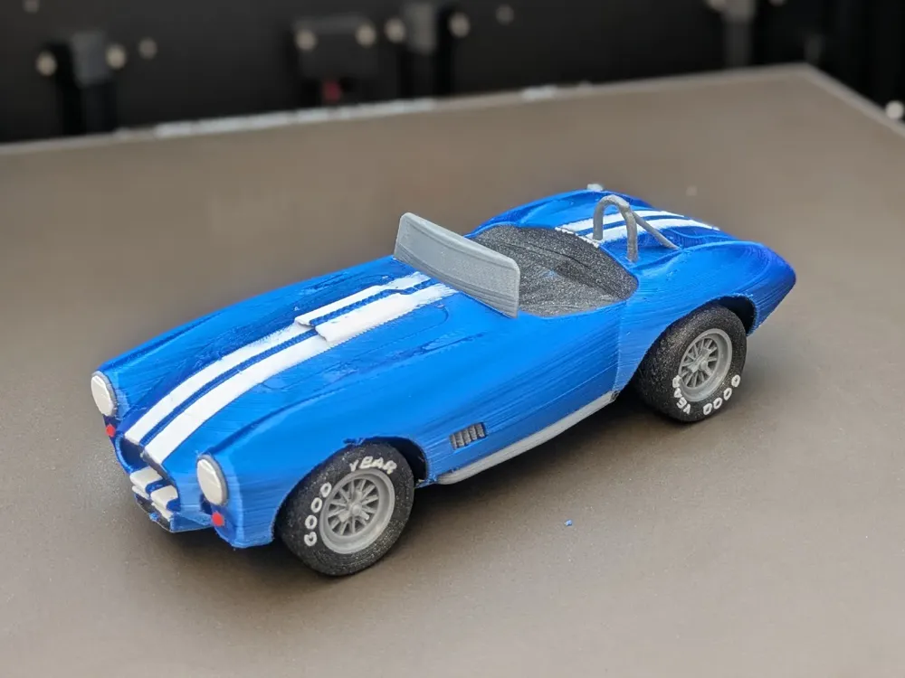 Shelby AC Cobra 427 Kit Card (1:24 scale), photo 2 of 4 - Car, Tank & Vehicle Kit Cards, snake