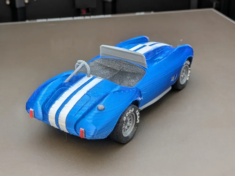 Shelby AC Cobra 427 Kit Card (1:24 scale), photo 3 of 4 - Car, Tank & Vehicle Kit Cards, super