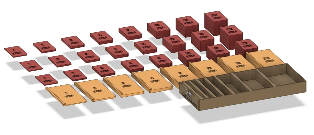 Shims / Gauge blocks - Box included. Sizes: [1, 2, 3, 4, 5, 10, 15, 20] mm, photo 4 of 4 - Shims / Gauge blocks - Box included. Sizes: [1, 2, 3, 4, 5, 10, 15, 20] mm Tools & Workshop