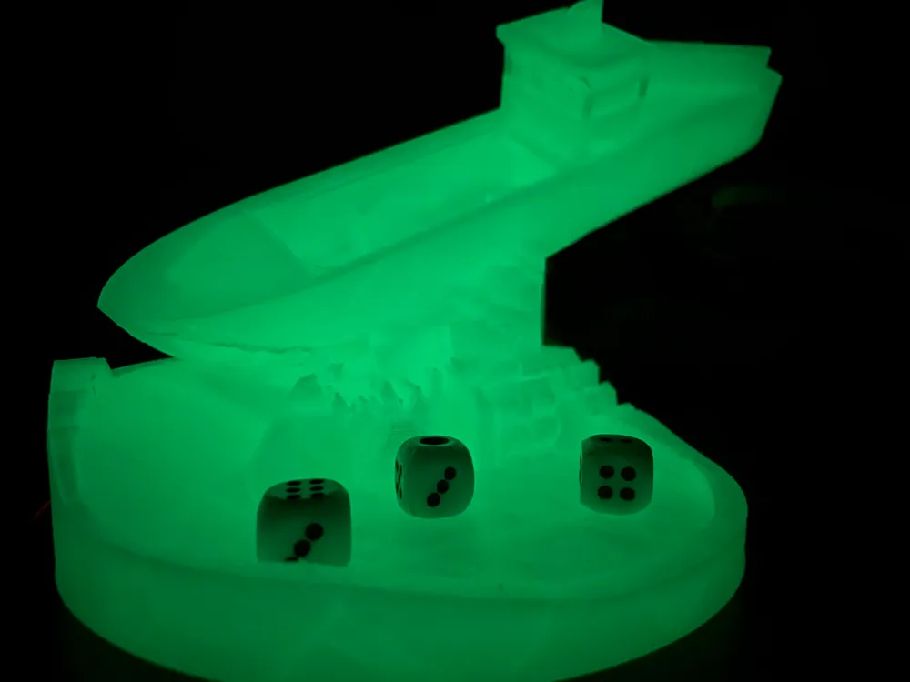 Shipwreck Dice Tower, Up to 16mm Dices - Board Games, in stock in India