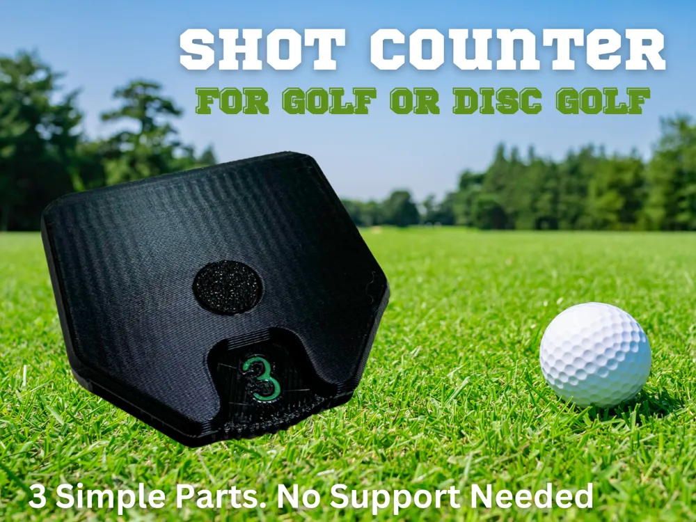 Shot Counter for Golf or Disc Golf