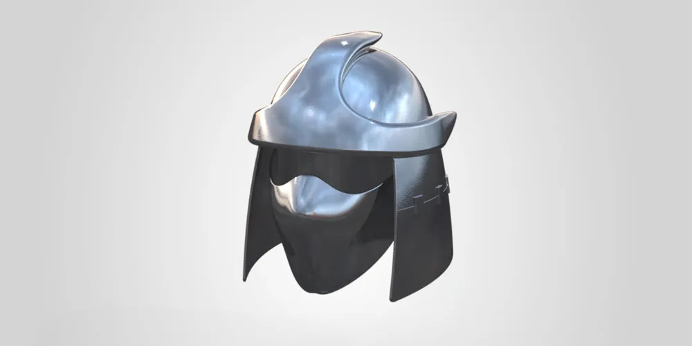 Shredder Classic Inspired Helmet, photo 3 of 4 - Shredder Classic Inspired Helmet Props & Cosplay
