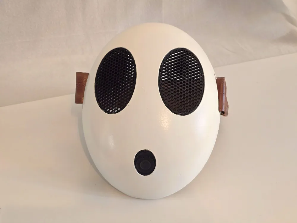 Shy Guy Cosplay Set, Maske & Gürtelschnalle