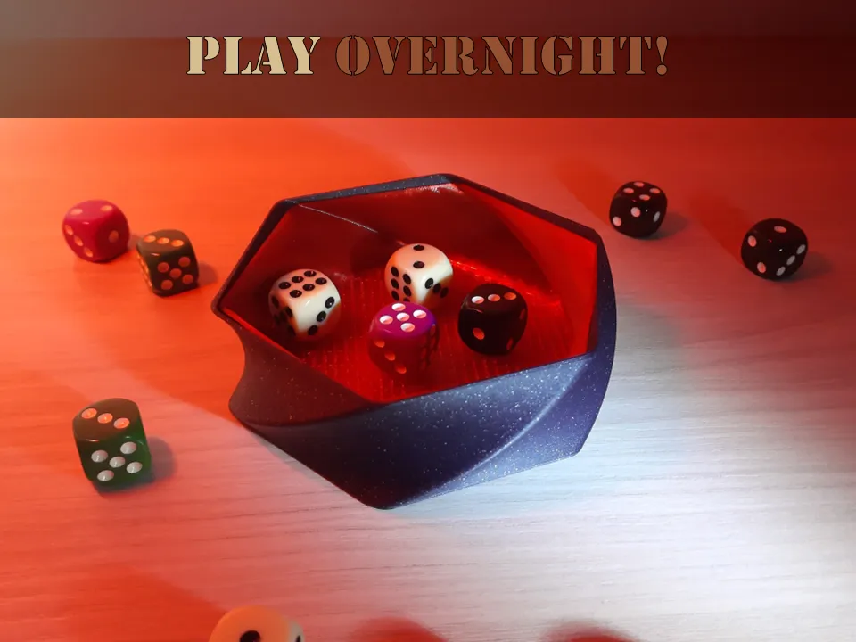 Silent dice tray - Hex spiral, photo 2 of 4 - Silent dice tray - Hex spiral Toys & Games