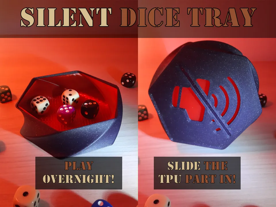 Silent dice tray - Hex spiral - Board Games, in stock in India