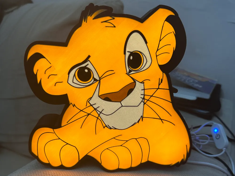 Lampada Notturna a LED (Il Re Leone)