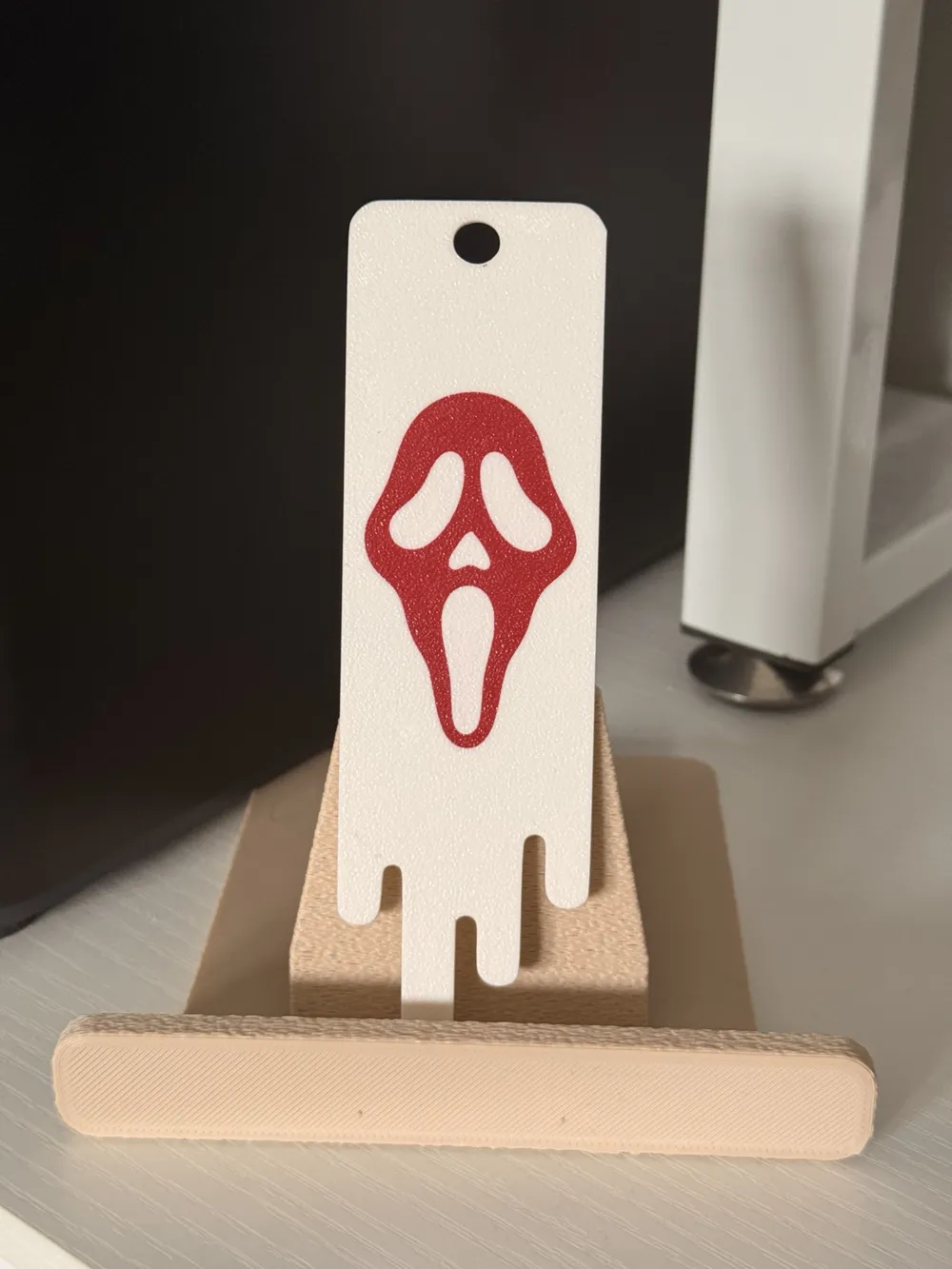 Simple Ghostface Drip Bookmark, photo 3 of 4 - Simple Ghostface Drip Bookmark Household