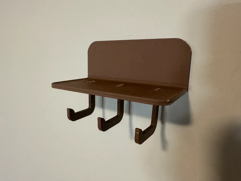 Simplistic Key Hanger - Uses 3M Command Strips, photo 2 of 4 - Simplistic Key Hanger - Uses 3M Command Strips Household