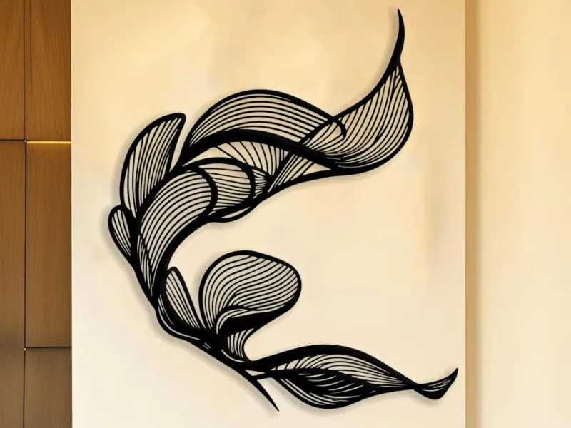 Sinuosità 9 - Wall art arte murale astratta