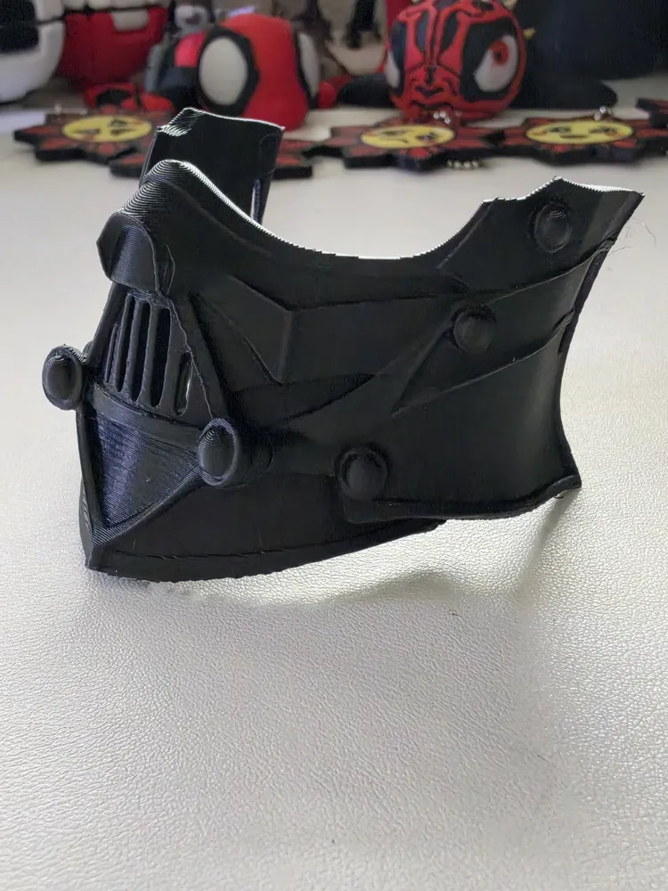 Sith Lord (OG Style) Half Mask, photo 3 of 4 - Sith Lord (OG Style) Half Mask Props & Cosplay