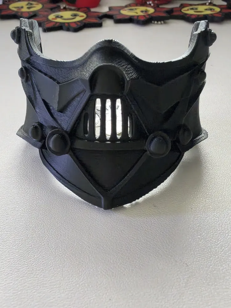 Sith Lord (OG Style) Half Mask, photo 4 of 4 - Sith Lord (OG Style) Half Mask Props & Cosplay