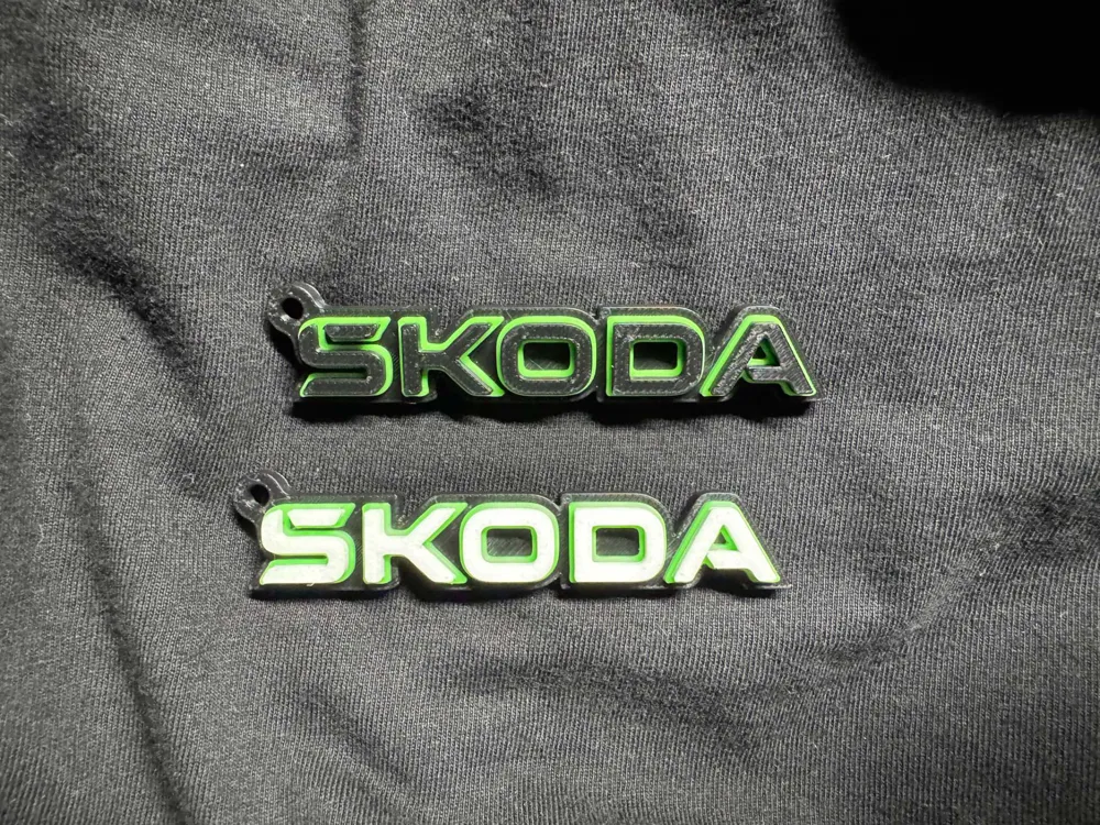 Skoda Keychain, photo 2 of 4 - Car Brand Keychains, keychain skoda