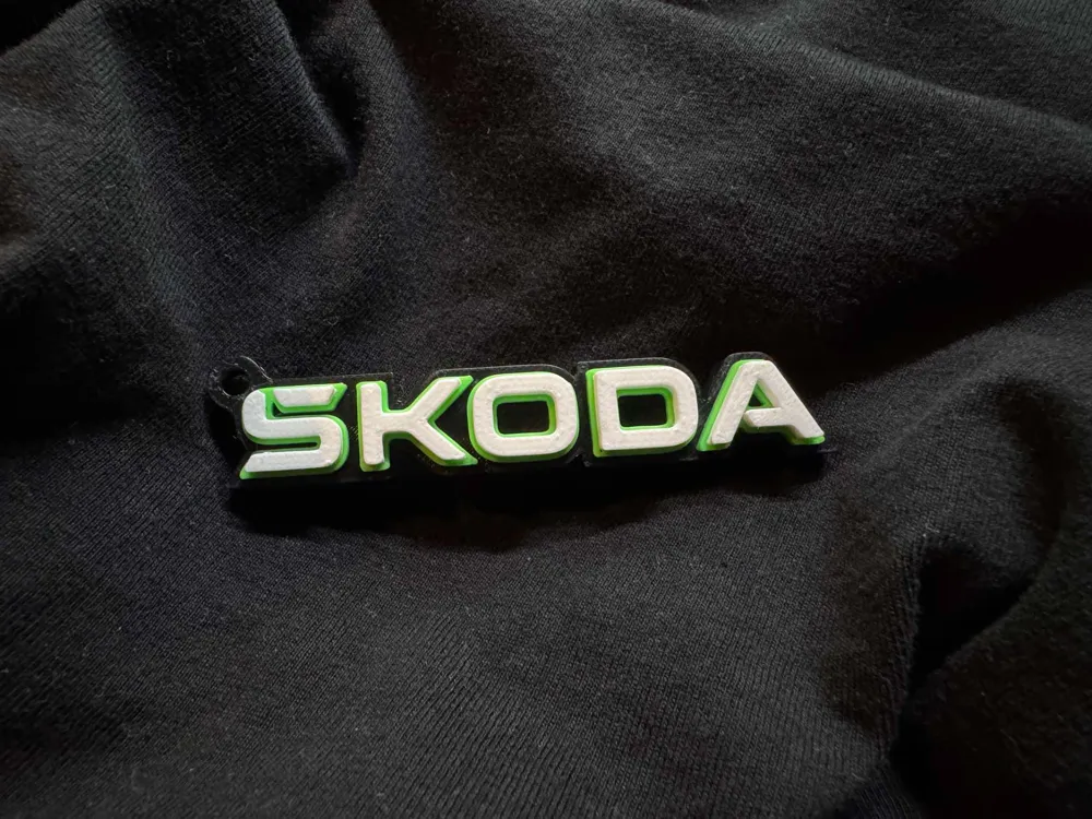 Skoda Keychain, photo 4 of 4 - Car Brand Keychains, fabia