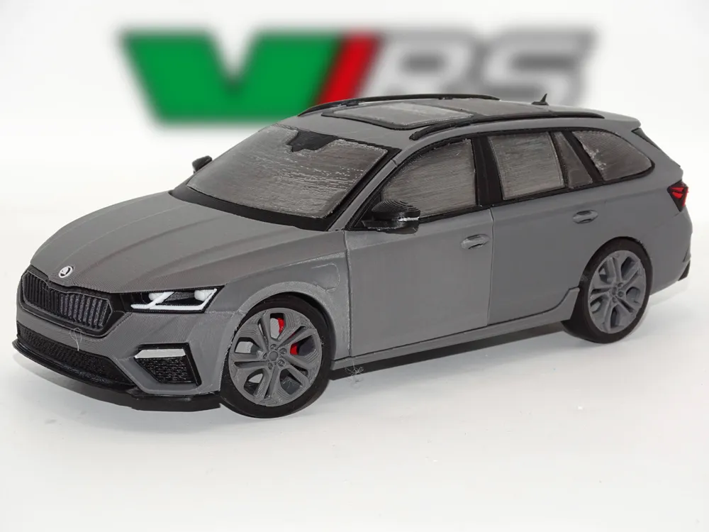 Skoda Octavia vRS Mk4 Wagon w/ Steering 1:19