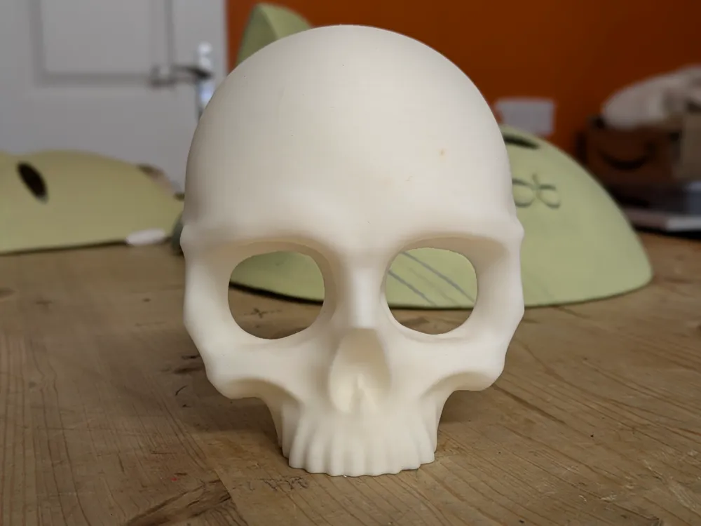 Skull half mask (small), photo 2 of 4 - Skull Masks, skullmask