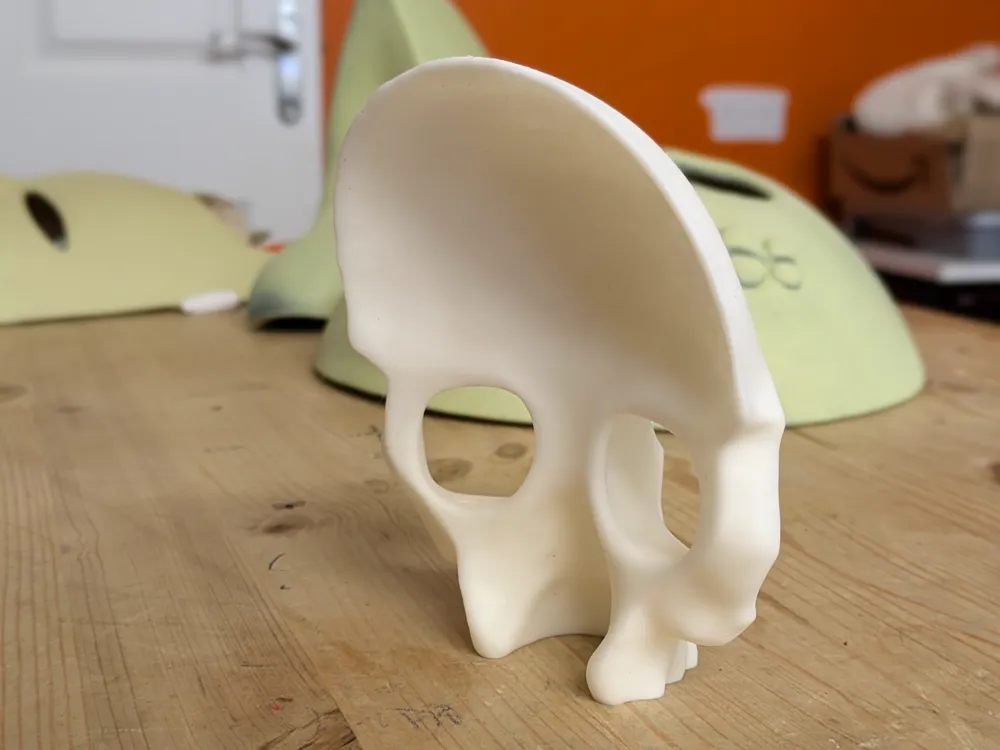 Skull half mask (small), photo 4 of 4 - Skull Masks, smallmask