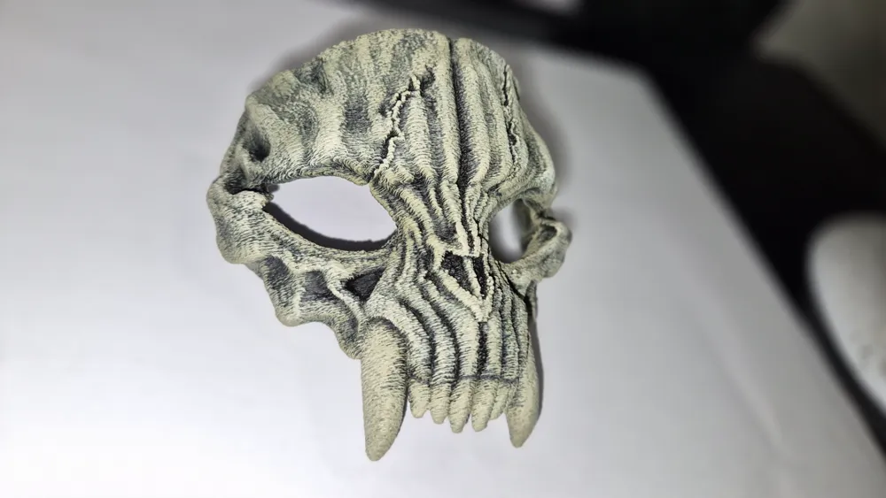 Skull Mask, photo 2 of 4 - Skull Masks, bone