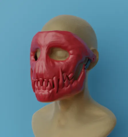 Skull Mask (Moveable Jaw) - Skull Masks, in stock