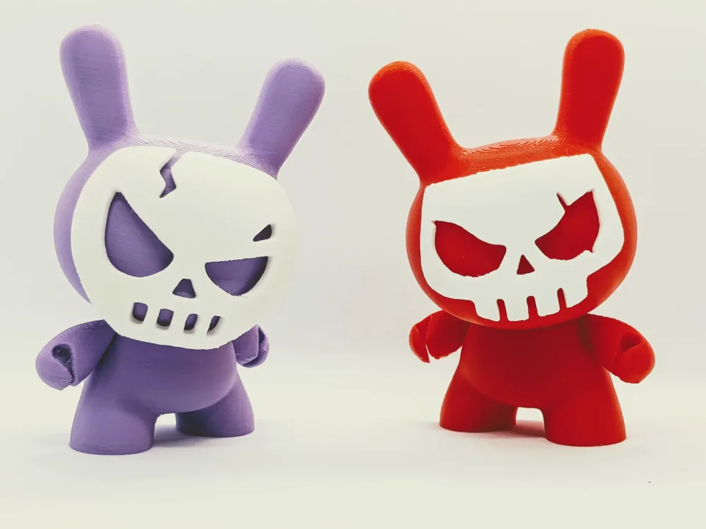 Skull Masks for Bunny art toy