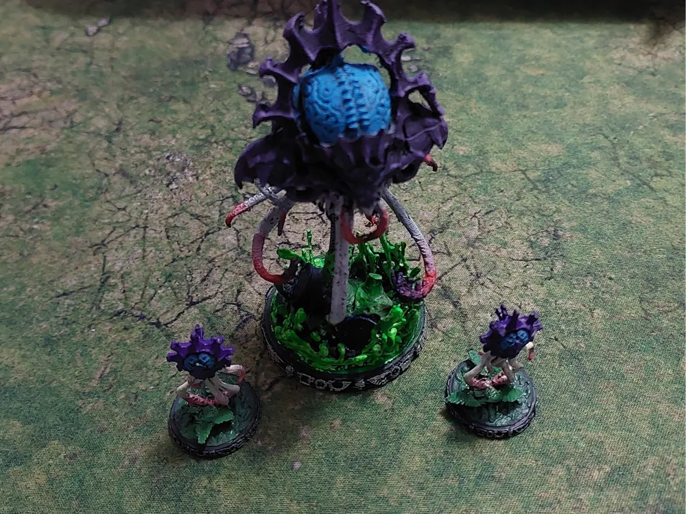 slimy brainlid squid kids, photo 2 of 3 - slimy brainlid squid kids Miniatures