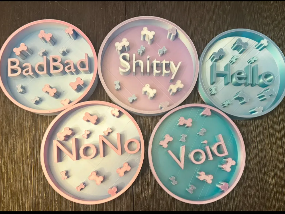 Slow feed dog bowl with name (customizable), photo 3 of 4 - Slow feed dog bowl with name (customizable) Pets