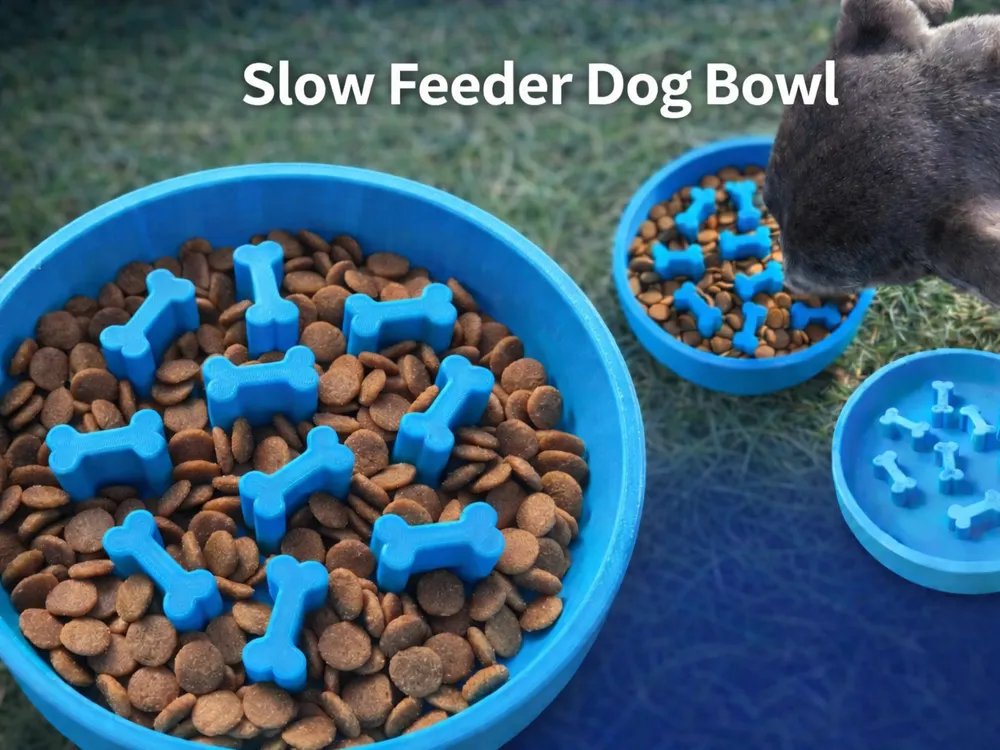 Slow Feeder Dog Bowl