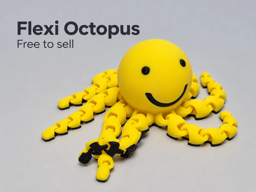 Smiley Flexi Octopus, Free to Sell, photo 2 of 4 - Smiley Flexi Octopus, Free to Sell Toys & Games