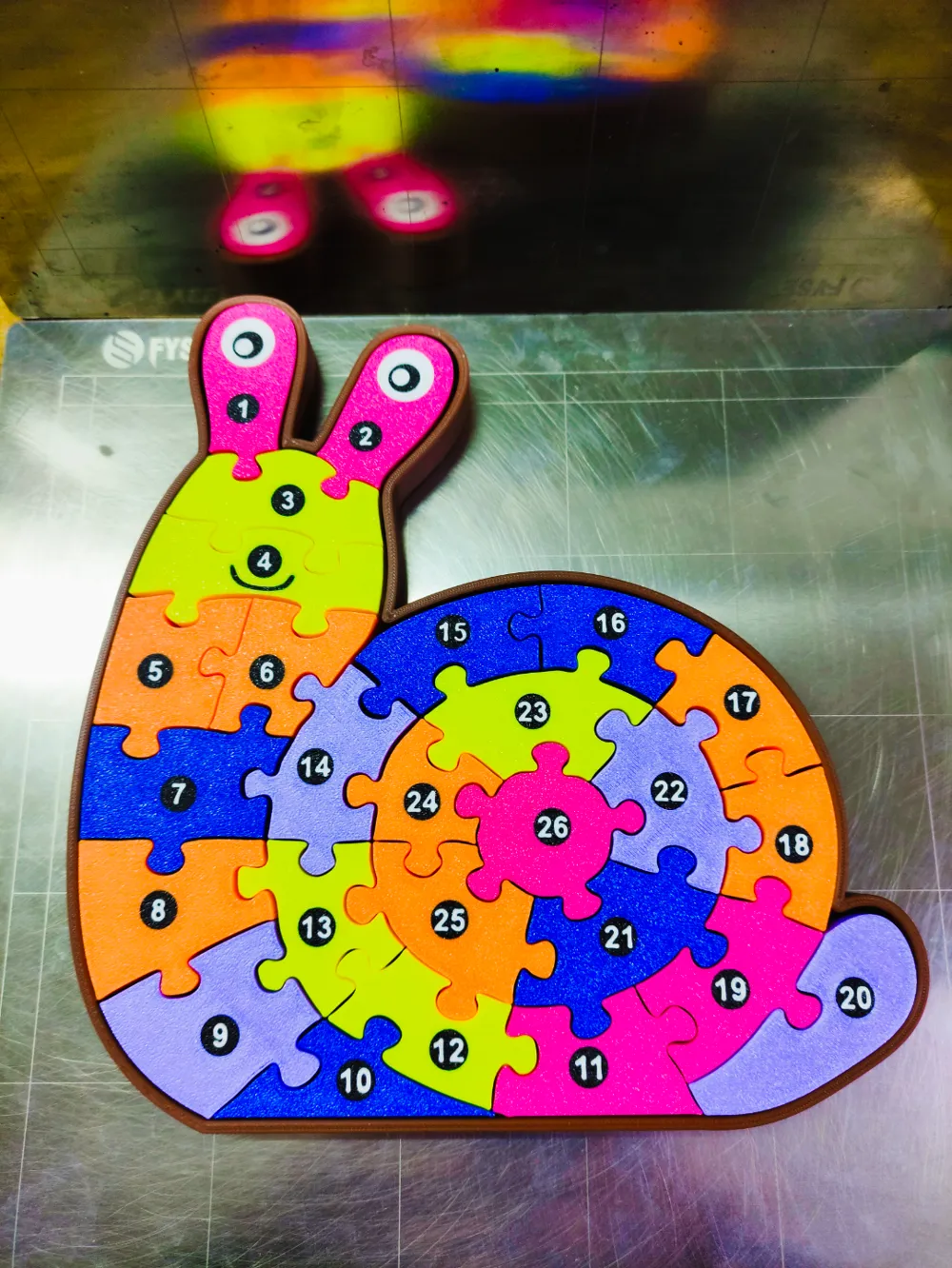 Snail with Numbers - Puzzle, photo 2 of 4 - Snail with Numbers - Puzzle Toys & Games