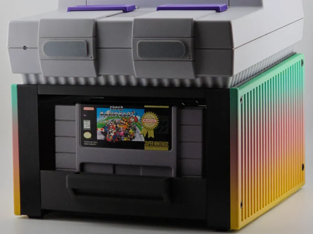 SNES Console Stand With Game Drawer For Cartridges - Electronics, in stock in India