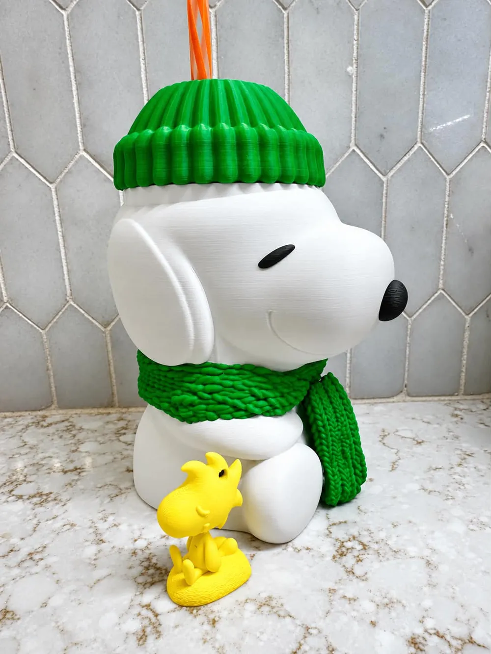 Snoopy Coozie and Woodstock pop tab opener 12oz, photo 3 of 4 - Snoopy Coozie and Woodstock pop tab opener 12oz Household