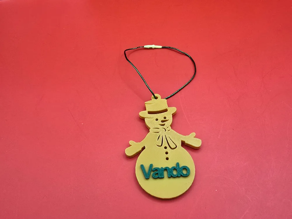 SnowMan ornament change name studio, photo 4 of 4 - SnowMan ornament change name studio Gifts & Occasions
