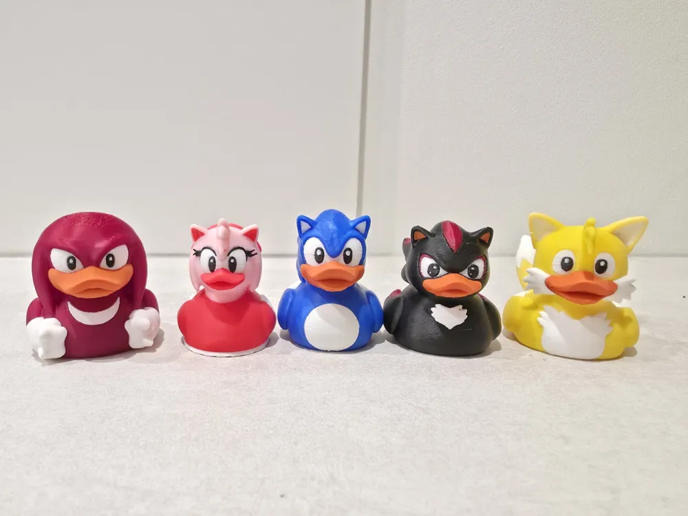 Sonic inspired Duck, Cruise Jeep Duck, photo 2 of 4 - Sonic inspired Duck, Cruise Jeep Duck Miniatures
