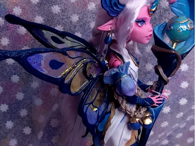 Soraka Fairy Court Wings - Monster High OOAK Doll, photo 4 of 4 - Soraka Fairy Court Wings - Monster High OOAK Doll Hobby & DIY