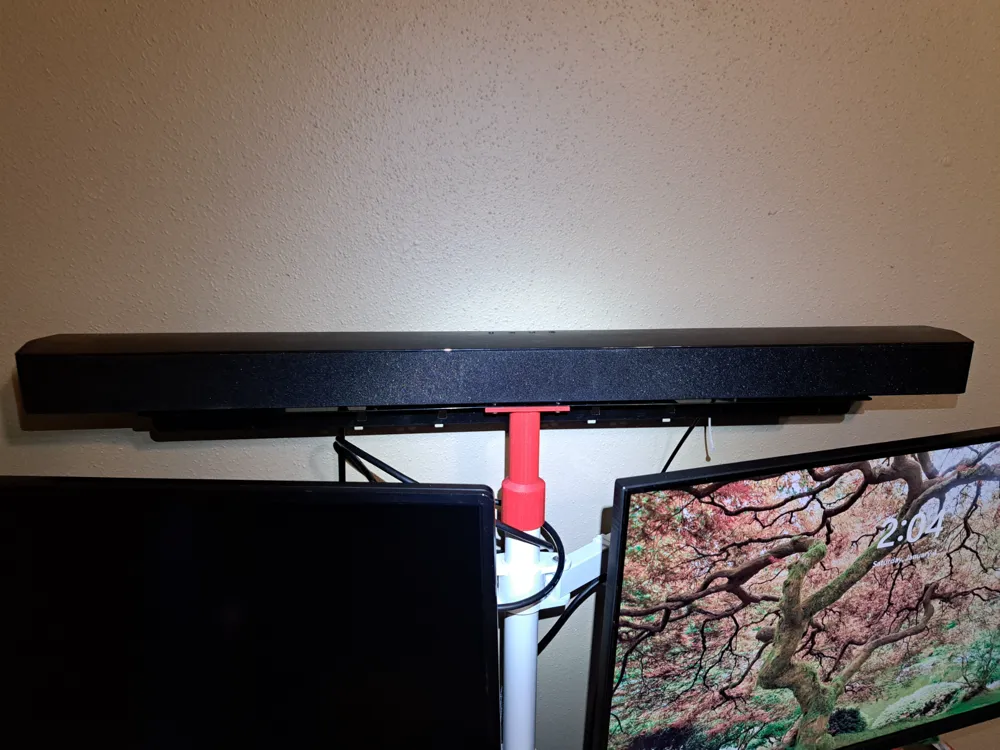 Soundbar Mount for BONTEC Dual Monitor Stand, photo 2 of 4 - Soundbar Mount for BONTEC Dual Monitor Stand Hobby & DIY