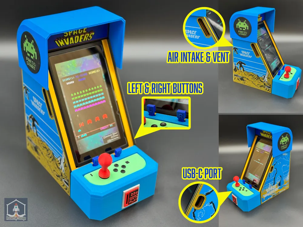 Space Invaders Nintendo Switch V2 Arcade Cabinet
