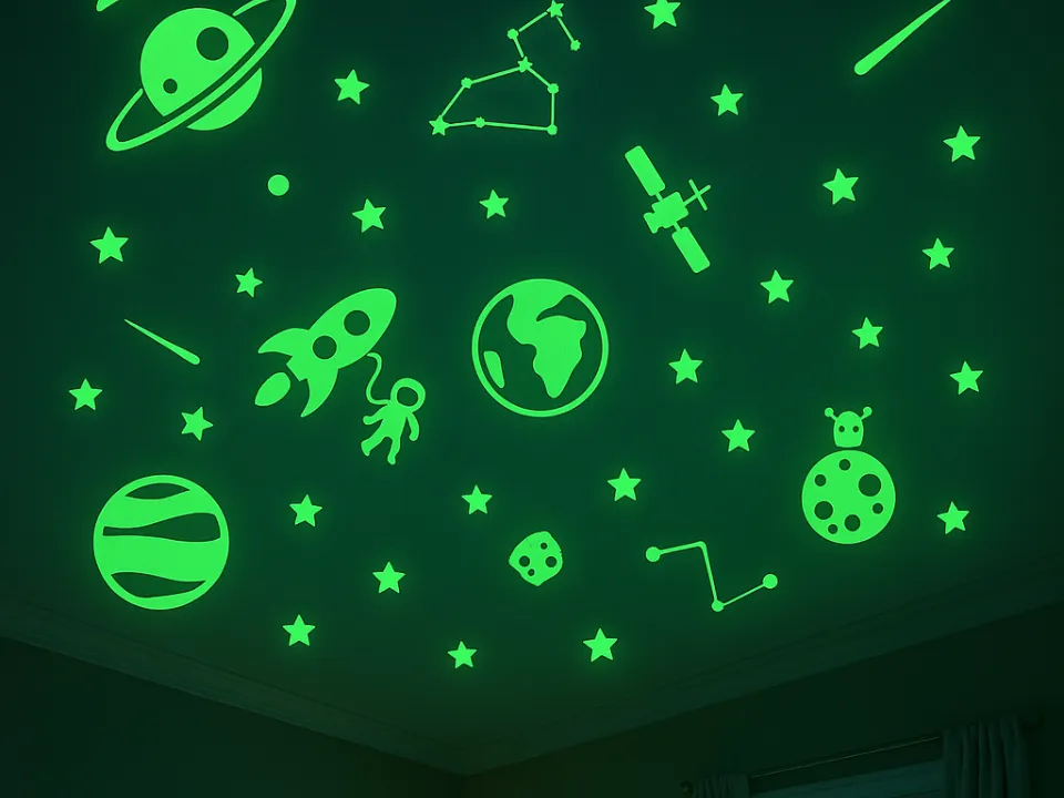 Space Kit - glow in the dark decorative