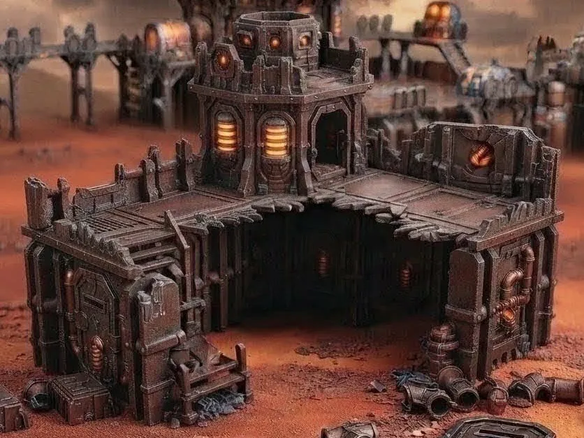 Spacedwarf fortress tabletop terrain, photo 2 of 3 - Spacedwarf fortress tabletop terrain Hobby & DIY