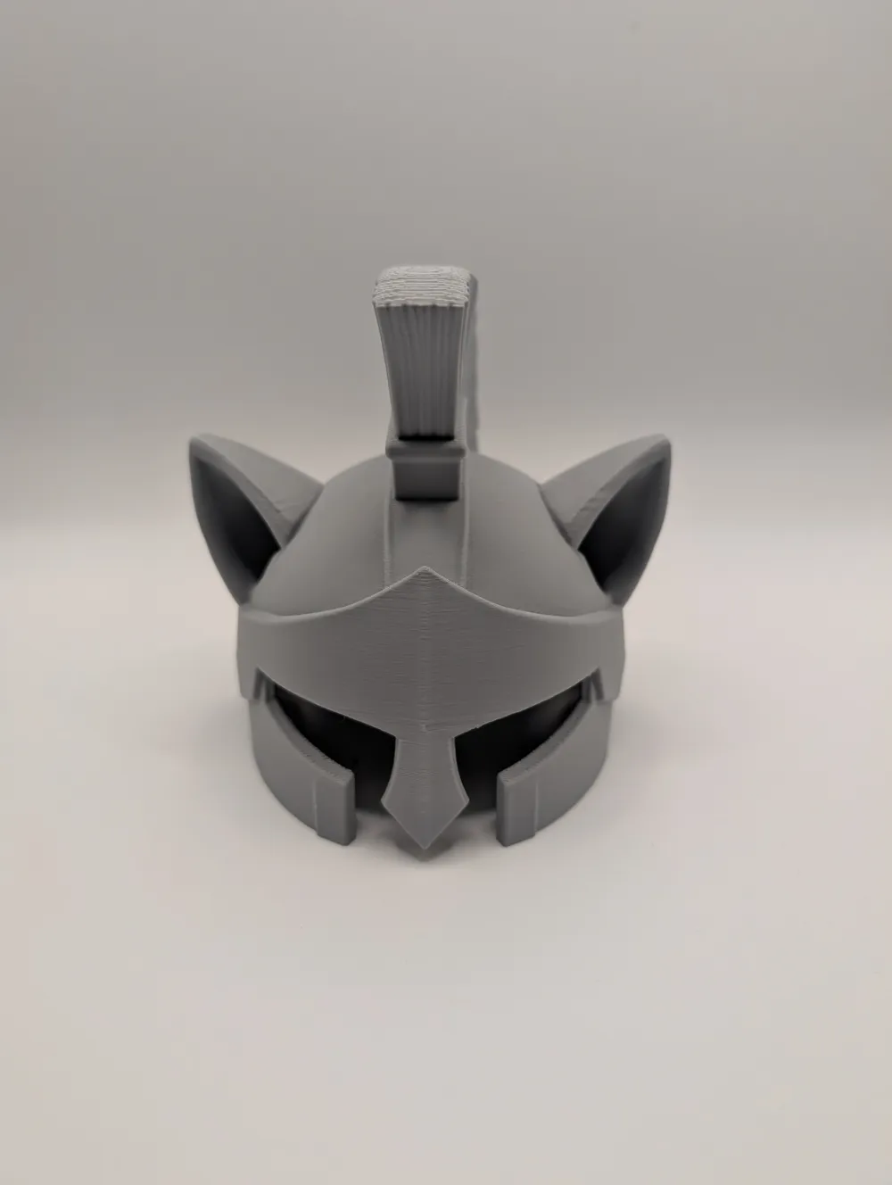 Spartan cat helmet!, photo 3 of 4 - Spartan cat helmet! Props & Cosplay