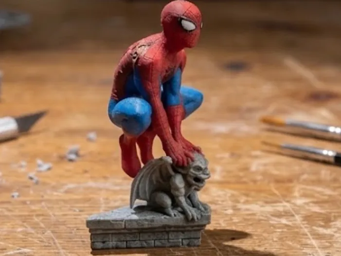Spider Man "Brand New Day" Gargoyle Statue, photo 4 of 4 - Spider Man "Brand New Day" Gargoyle Statue Toys & Games
