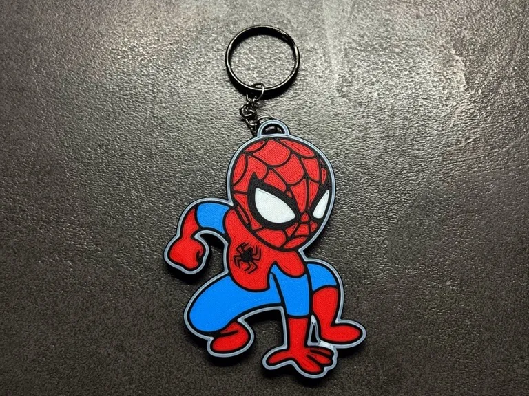 Spider-Man inspired keychain, photo 4 of 4 - Spider-Man inspired keychain Generative Art