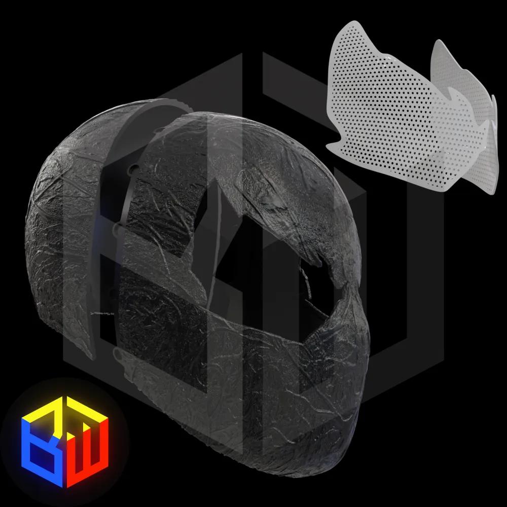 Spider-Man PS5 Symbiote Helmet, photo 4 of 4 - Spider-Man PS5 Symbiote Helmet Props & Cosplay