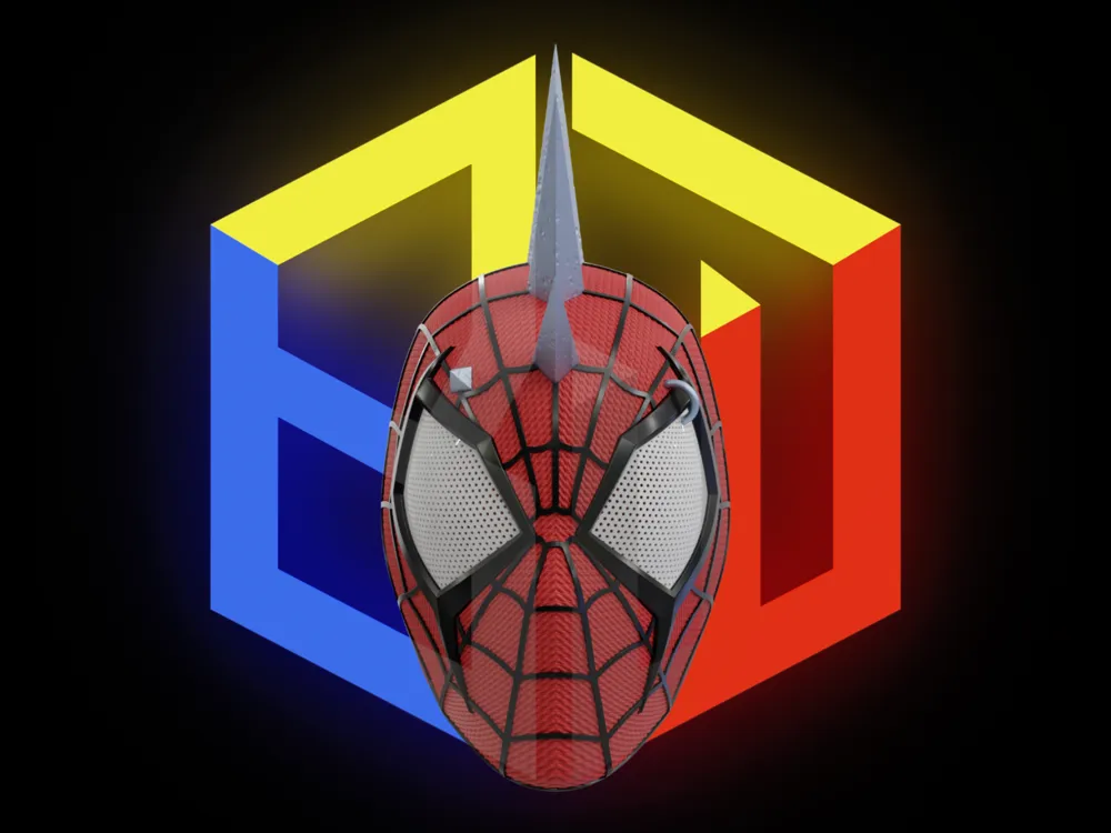 Spider-Punk Textured Helmet