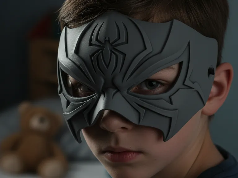 Spider Shadow Mask, Cool Superhero Mask for Kids