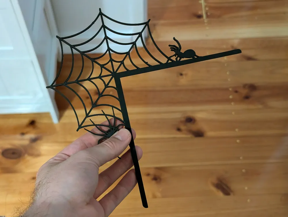 Spider Web Doorframe Corner | Halloween Decoration, photo 2 of 4 - Spider Web Doorframe Corner | Halloween Decoration Gifts & Occasions