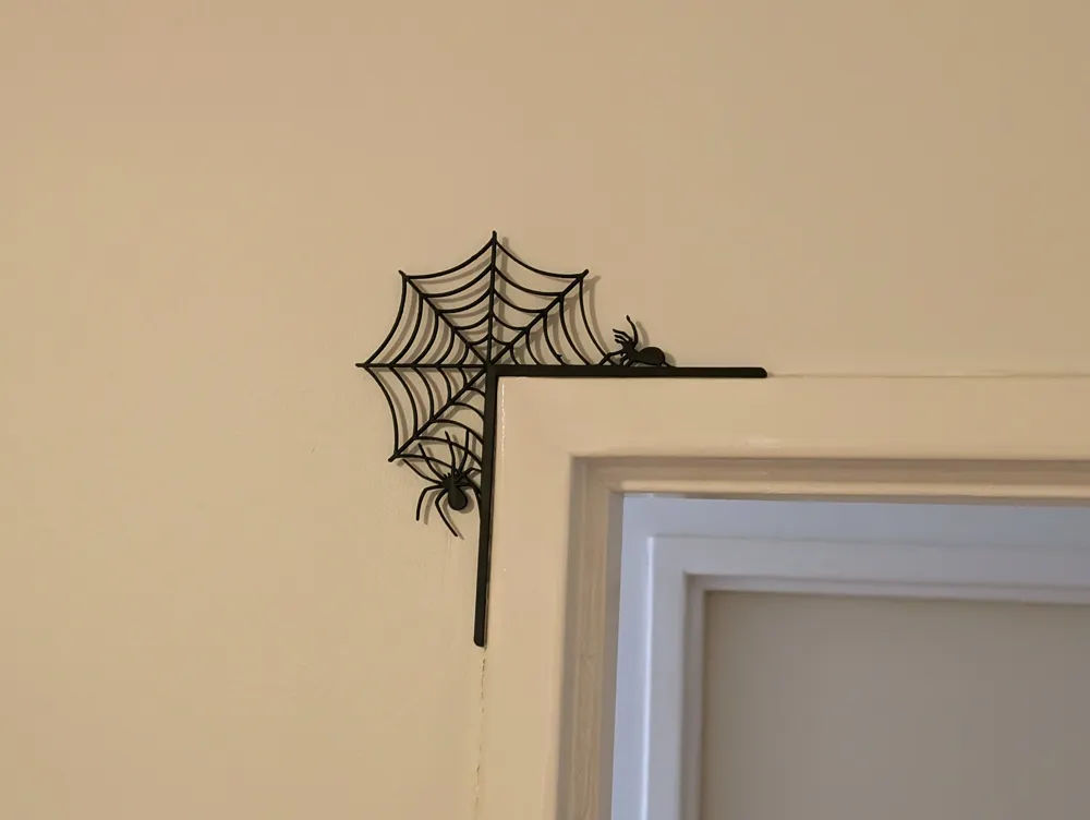 Spider Web Doorframe Corner | Halloween Decoration, photo 4 of 4 - Spider Web Doorframe Corner | Halloween Decoration Gifts & Occasions