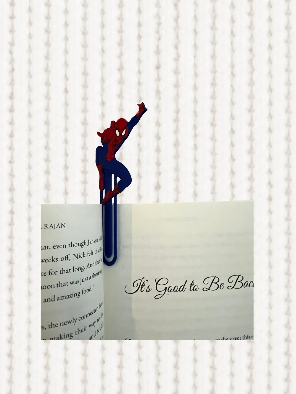 Spiderman Bookmark, photo 2 of 4 - Spiderman Bookmark Desk & Office