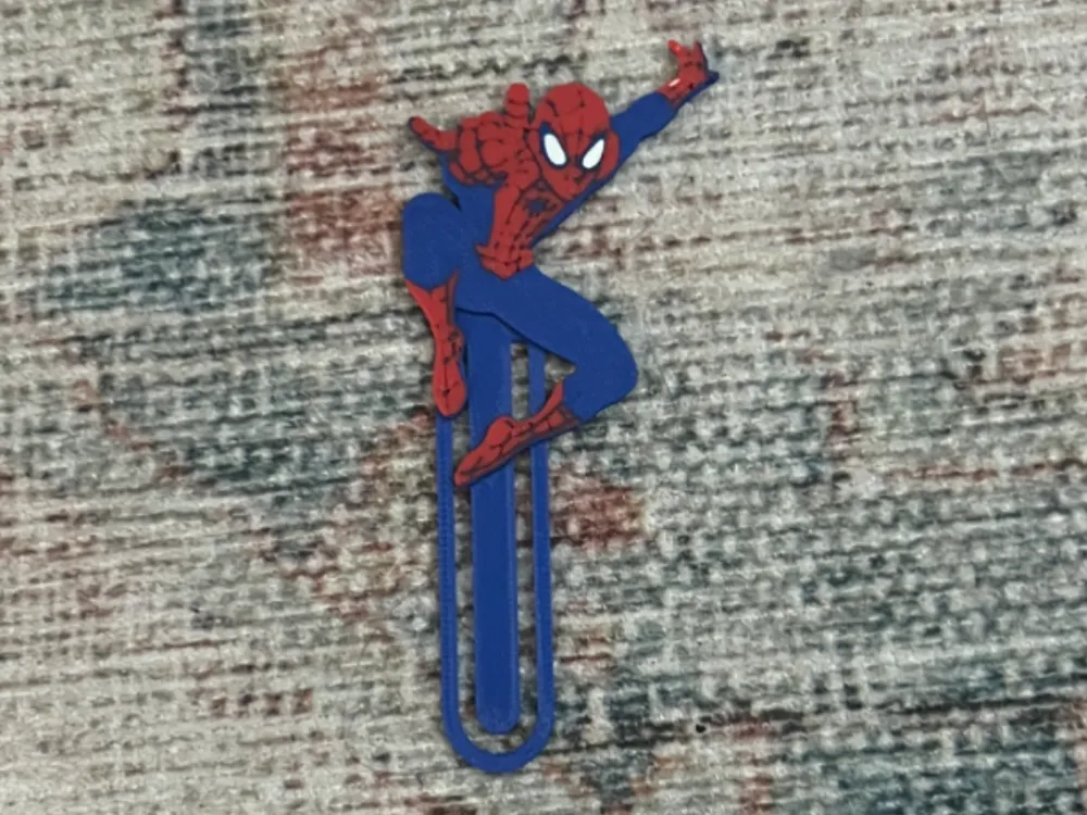 Spiderman Bookmark, photo 4 of 4 - Spiderman Bookmark Desk & Office