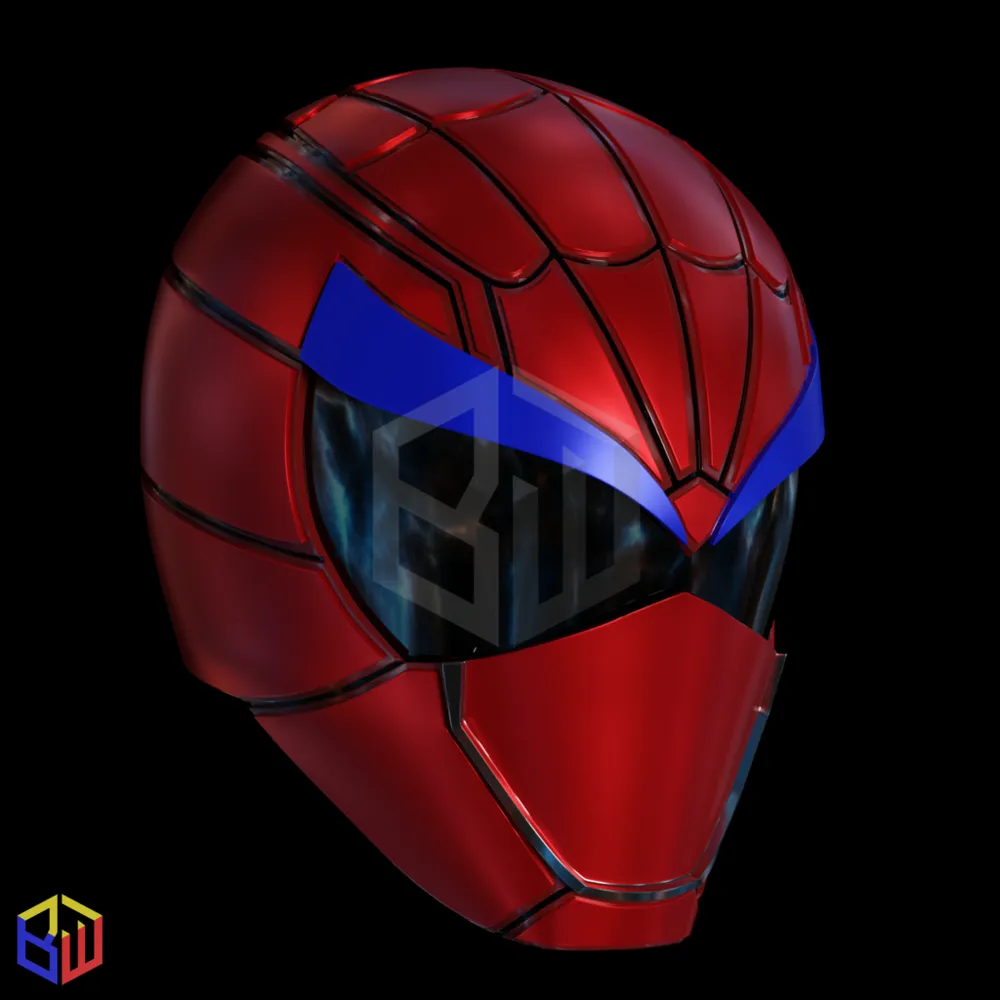 Spidey Ranger Helmet, photo 2 of 4 - Superhero Helmets, budwin