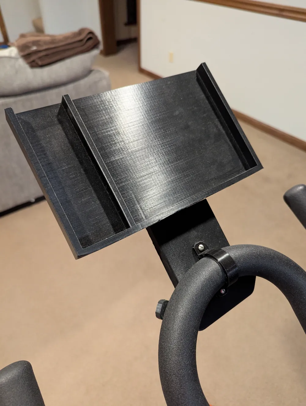 Spin Bike Phone/Remote Holder, photo 2 of 2 - Spin Bike Phone/Remote Holder Hobby & DIY