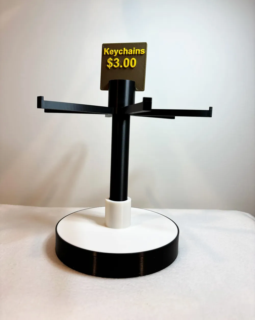 Spinning keychain display stand customizable V2!, photo 2 of 4 - Figure Display Stands & Bases, spinner